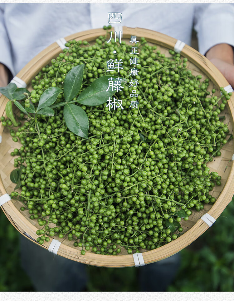 藤椒青花椒新鲜四川特产花椒滕腾椒特级鲜花椒湿鲜生麻椒特麻真空