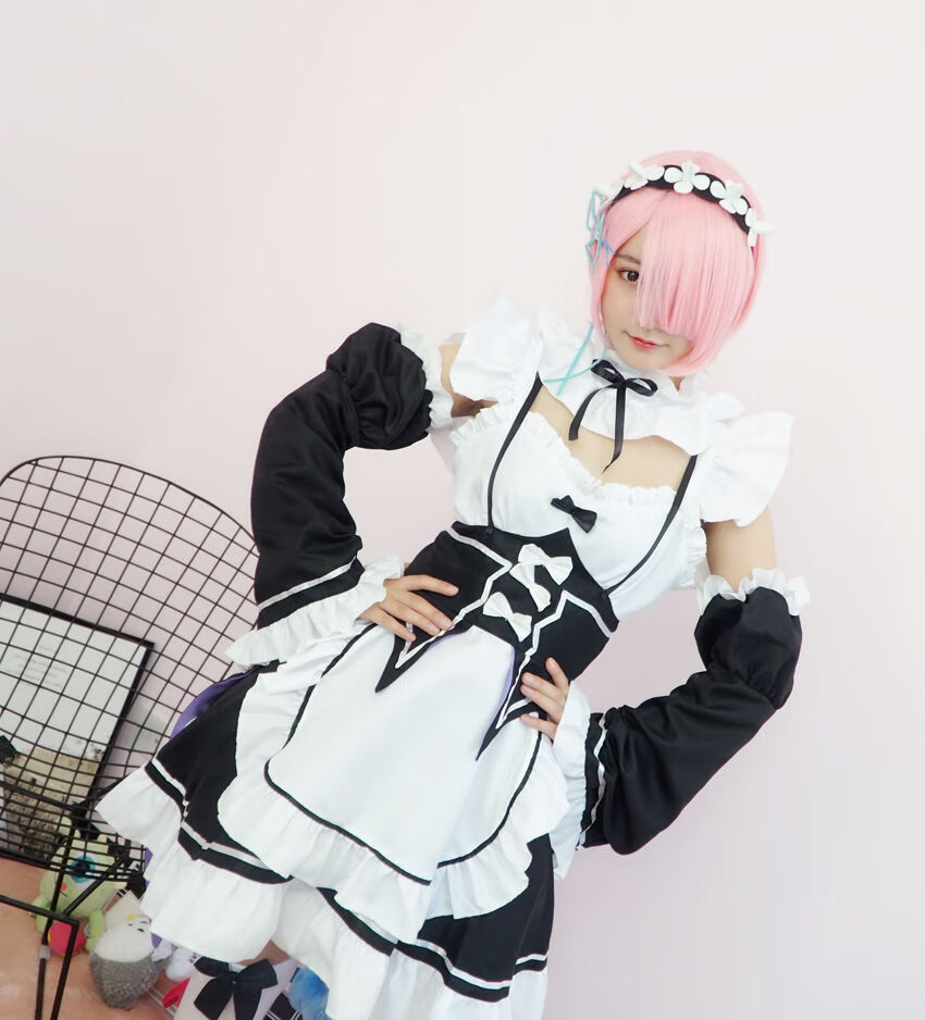 蕾姆cos服女仆装动漫拉姆雷姆女从零开始的异世界生活cosplay服装礼物