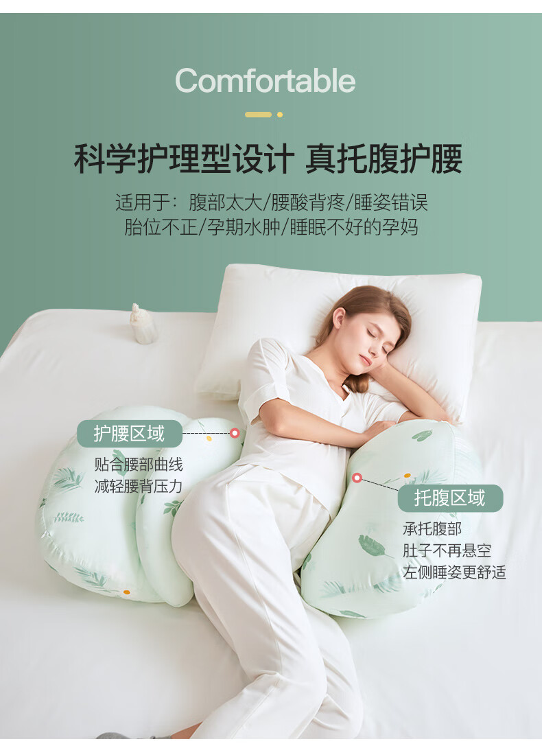 孕妇垫子侧卧睡垫 孕妇枕头护腰侧睡枕托腹夏季侧卧枕孕睡垫子抱枕