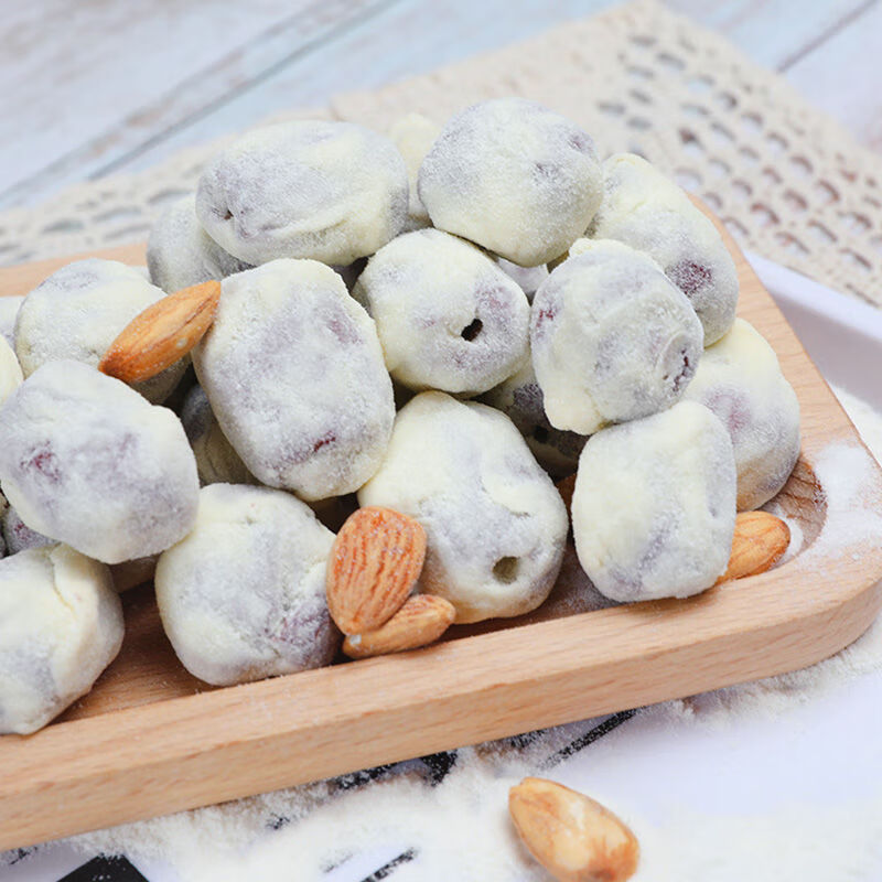 奶枣奶枣500g网红奶酪枣夹心枣牛奶红枣夹杏仁 【含巴旦木仁】奶枣