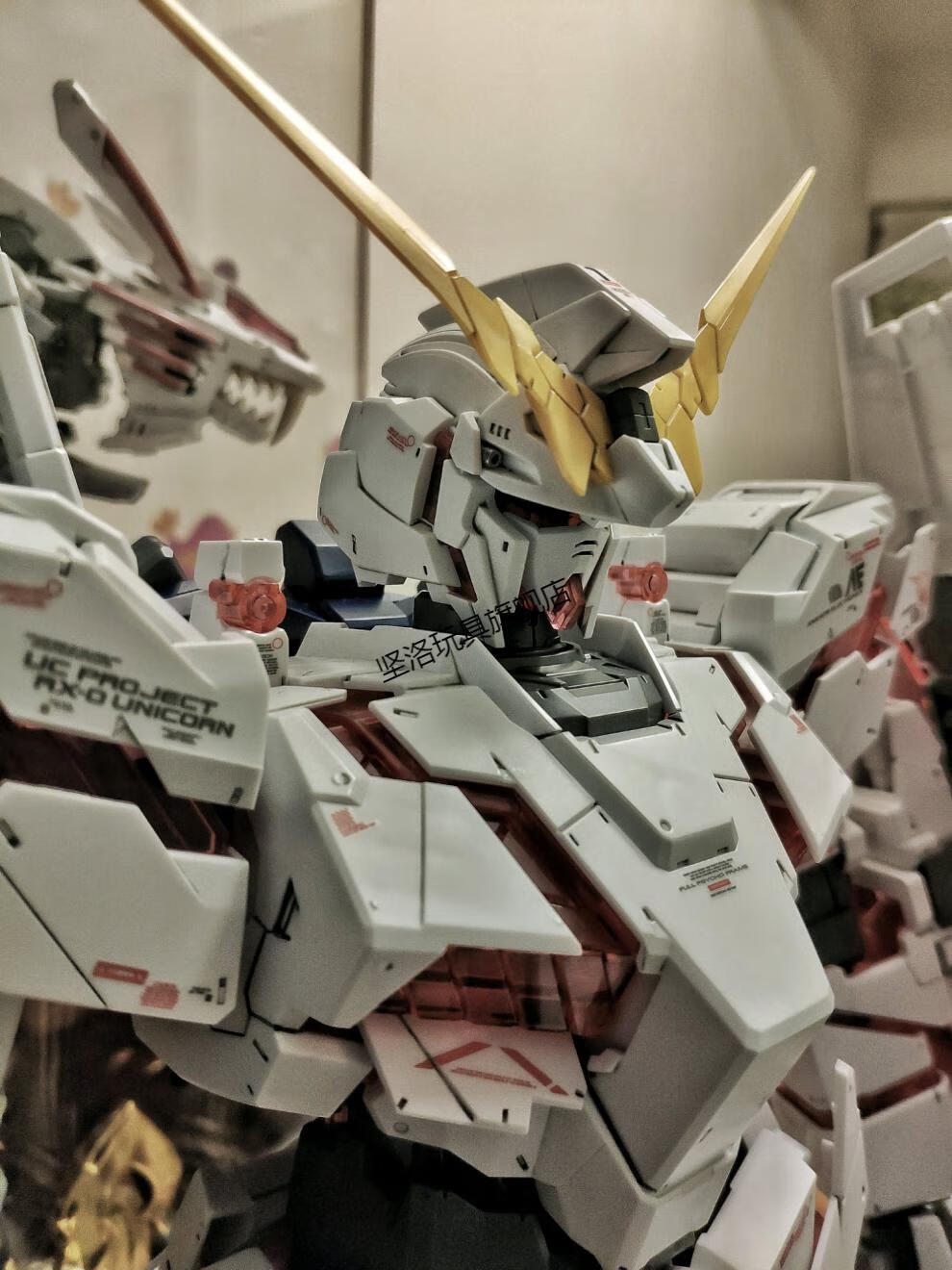 现货大班mega大独角兽元祖绿扎古1/48水贴拼装模型玩具礼物 1/48 绿