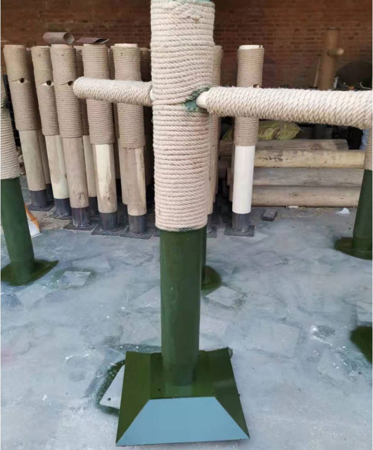 迪恪赛威 训练日常木人刺杀桩擒敌人型击打桩地埋拼刺桩刺杀人形木桩