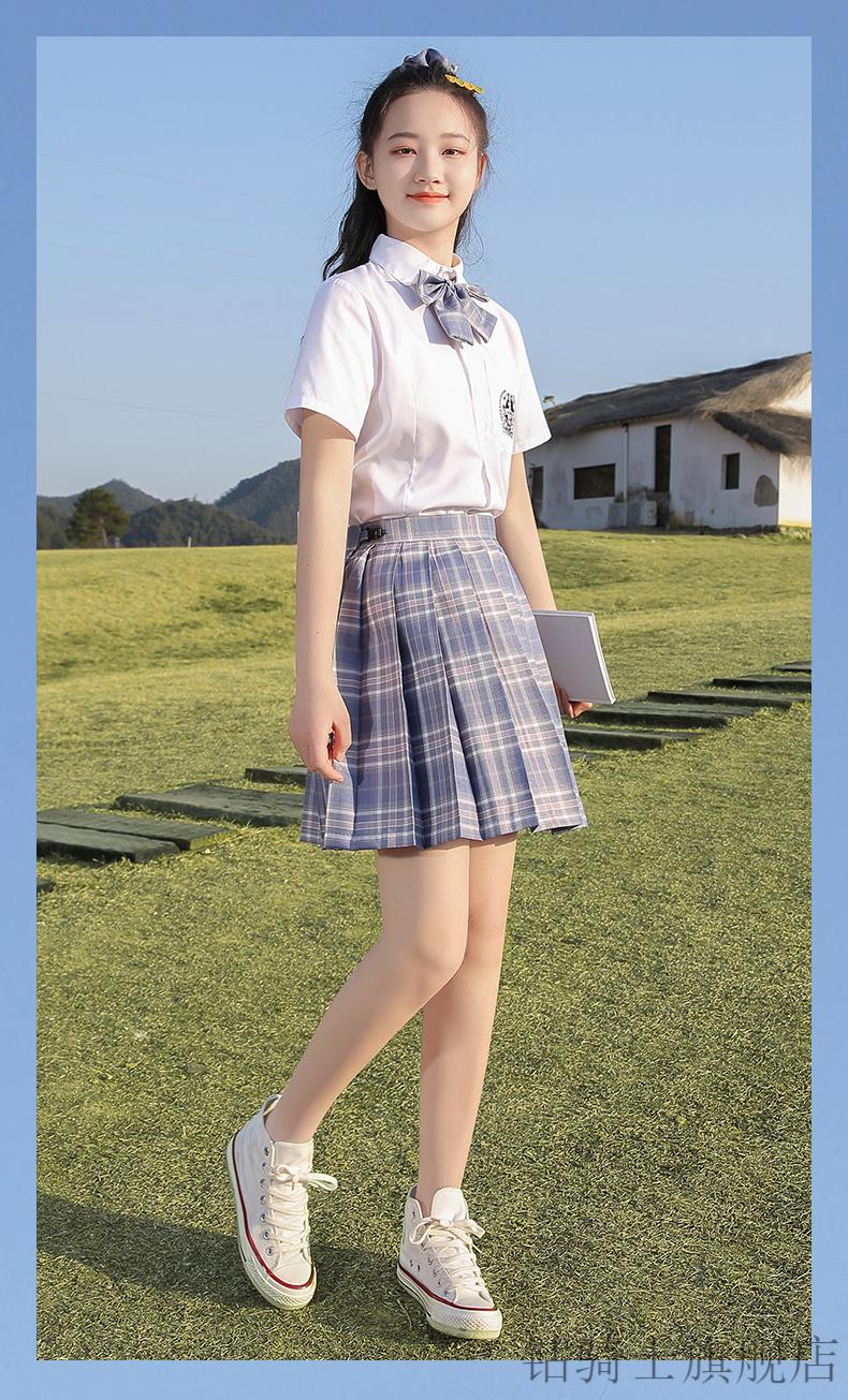 小学生jk制服三件套女童套装jk制服裙10小学生12岁女孩夏装女大童夏季