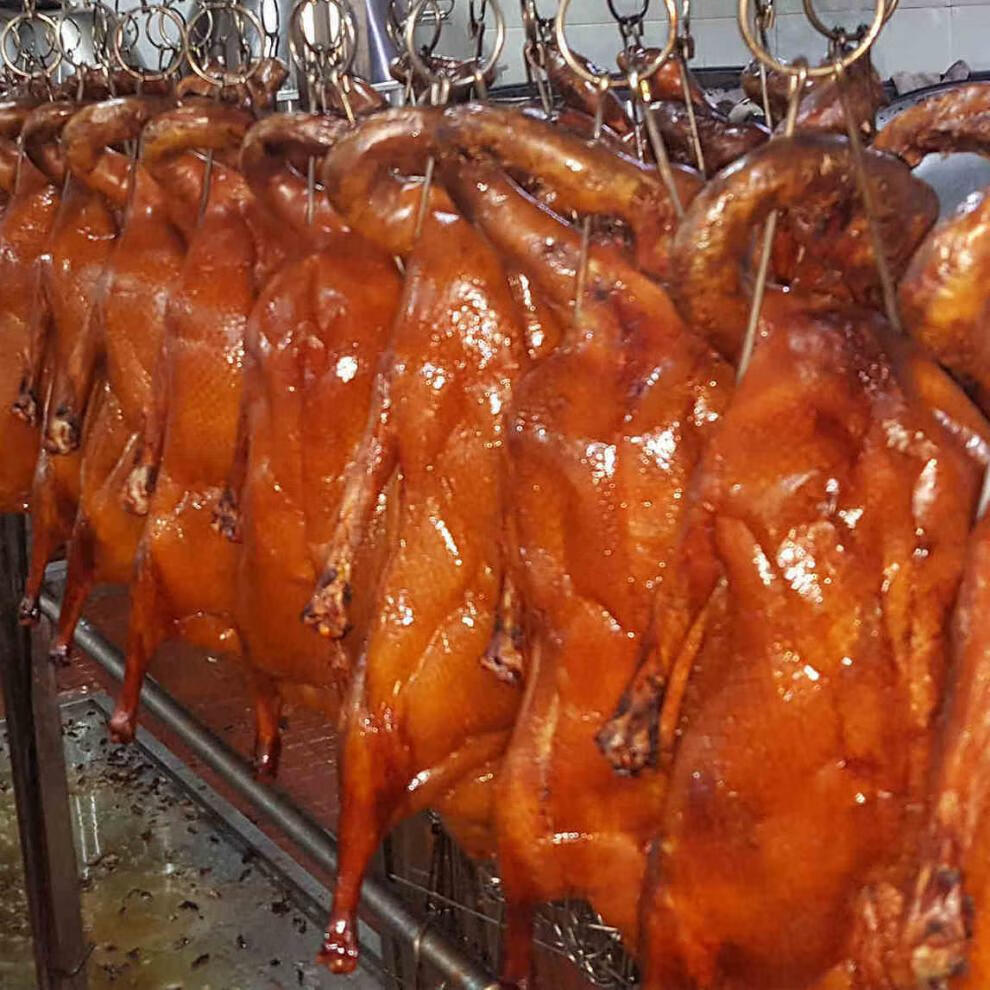 广东烧鸭 整只 脆皮 深井荔枝柴 广式烧鸭 烧腊熟食 烧鸭半只(约700克