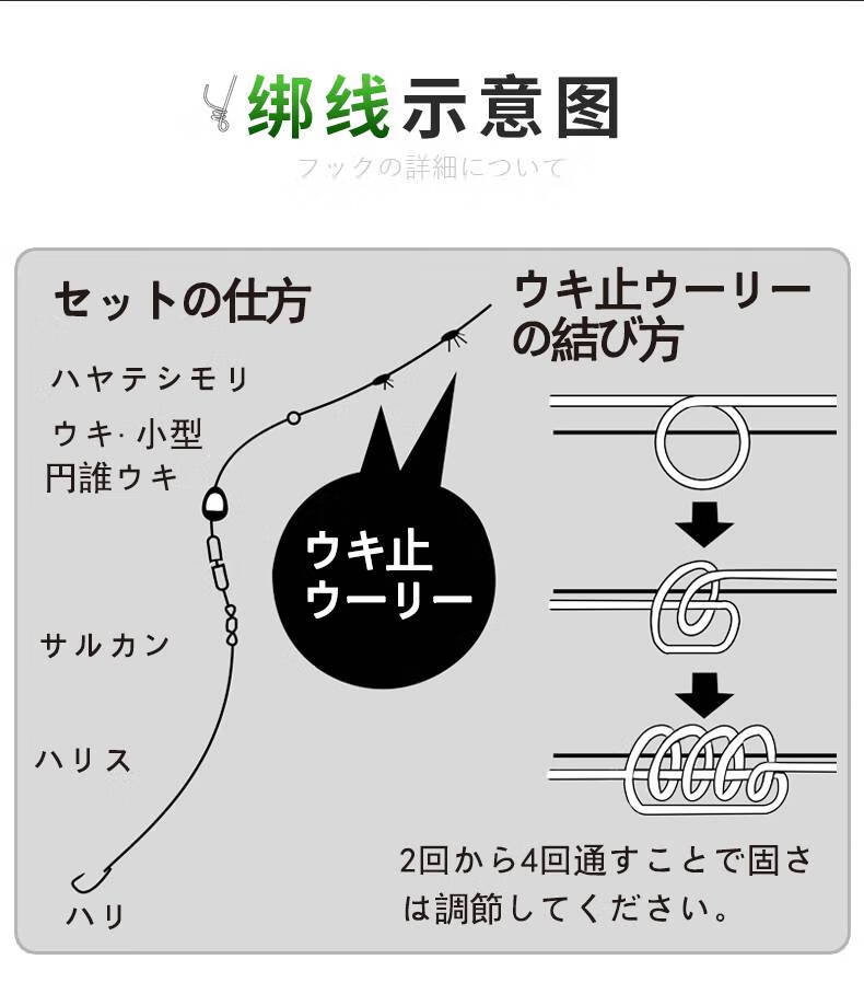 滑漂棉线结 owner欧纳日本矶钓棉线结81111路亚滑漂弹性防水定位欧娜