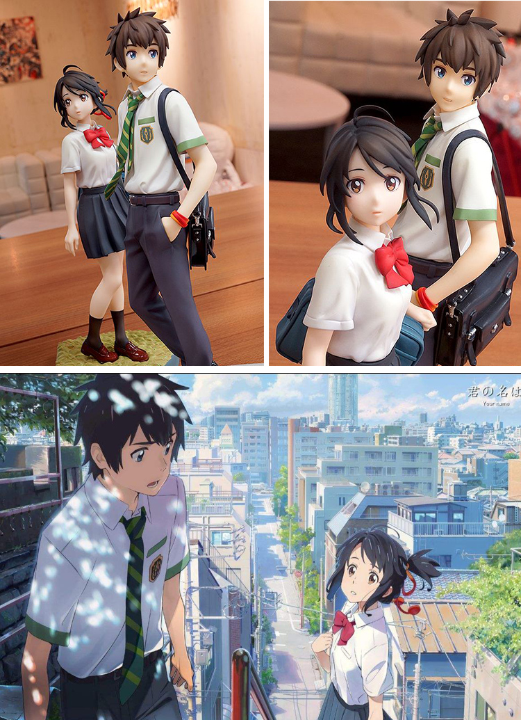 你的名字 立花泷 宫水三叶 情侣摆件模型饰品情人送礼收藏 动漫周边