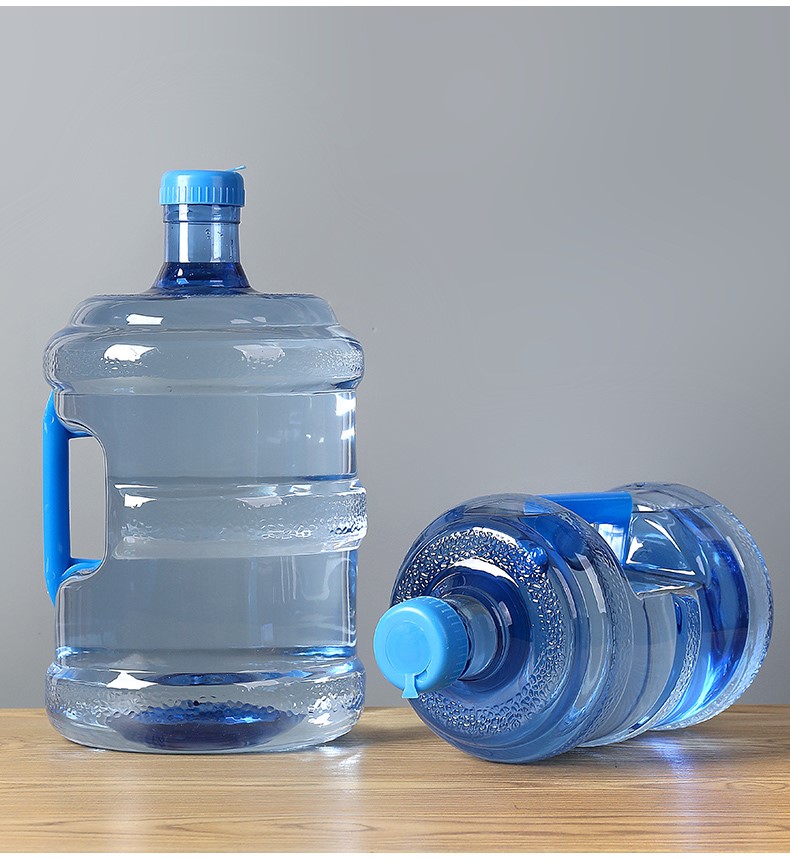 致巧 饮水桶家用塑料带盖空桶桶装矿泉水大桶饮水机桶装水桶 5升不可