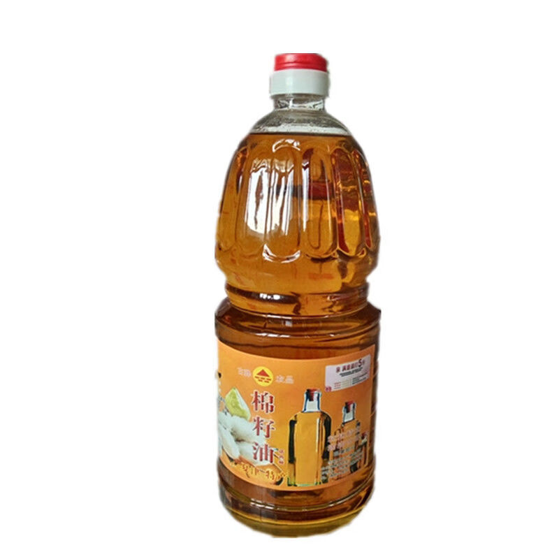 棉籽油25l食用油家用商用压榨棉油散装卫生油精炼煎炸48斤压榨黑红色