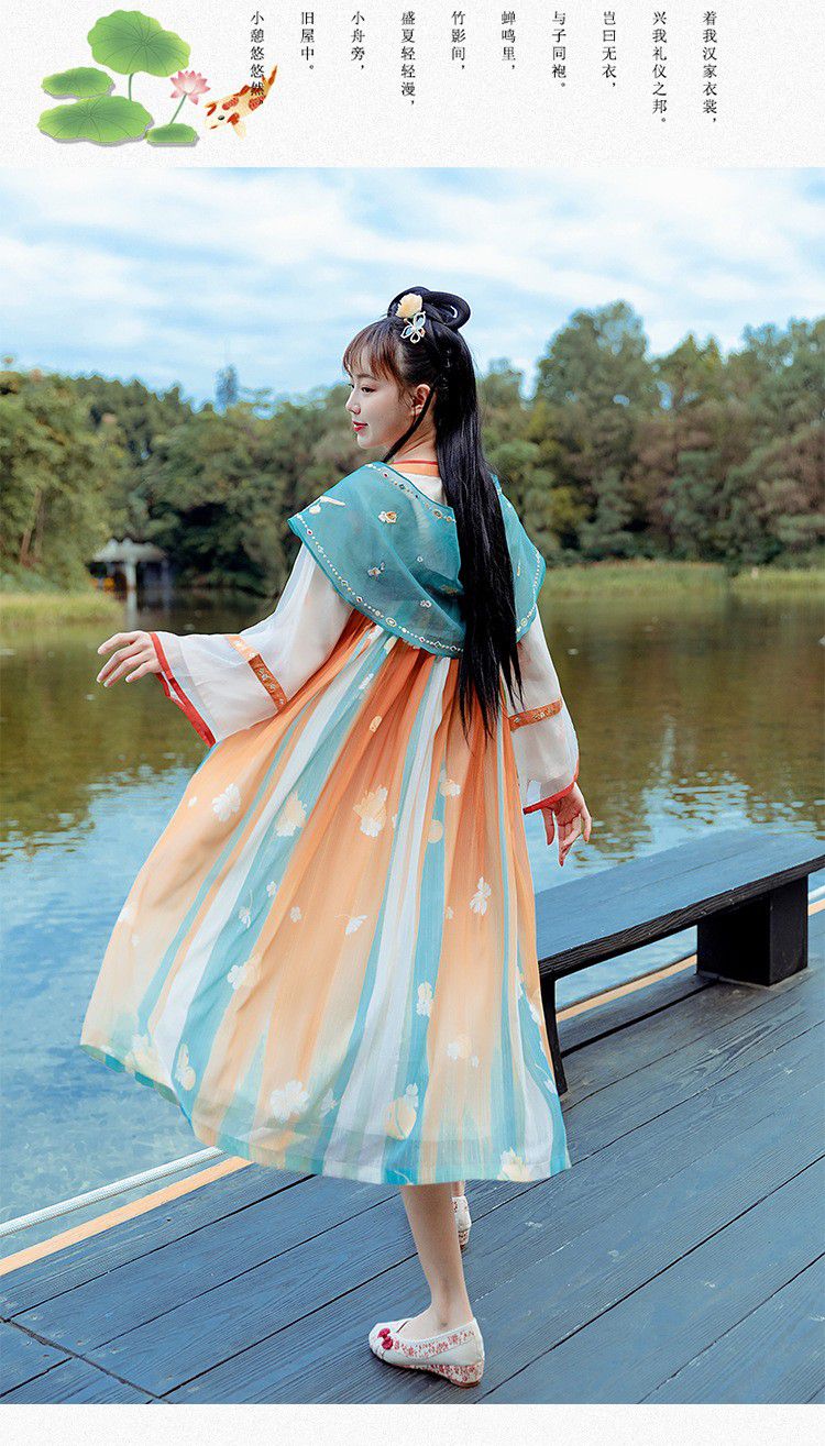 遇见神鹿汉服瑶遇见神鹿cos汉服王者瑶妹汉服连衣裙瑶瑶公主齐胸襦裙