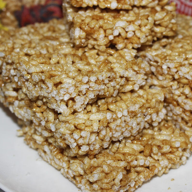 广西红糖米花糖爆米花糖酥脆糖糤8090后怀旧儿时年货零食 红糖细米 米