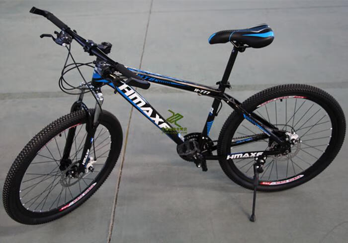 黑马自行车 旋风自行车21速山地车碟刹减震单车男女学生山地车自行车