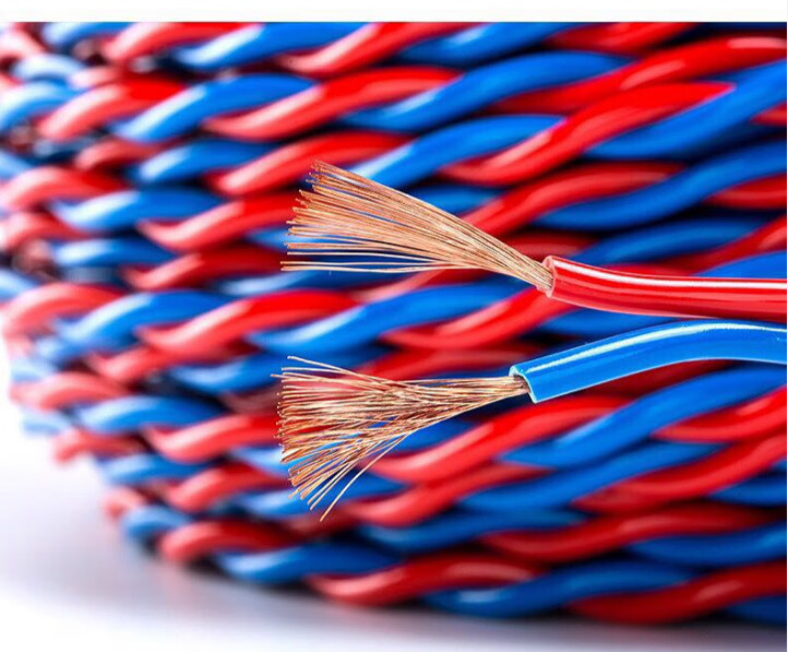 2芯铜家用电线rvs 075 1.0 2.5消花线双绞线照明软线信号 红黑rvs2x1.