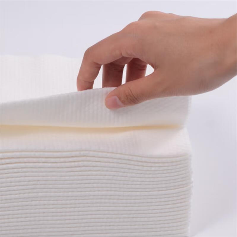 一次性浴巾100片浴巾棉无纺布纸枕巾擦头发洗澡巾 珍珠棉30*58cm100张