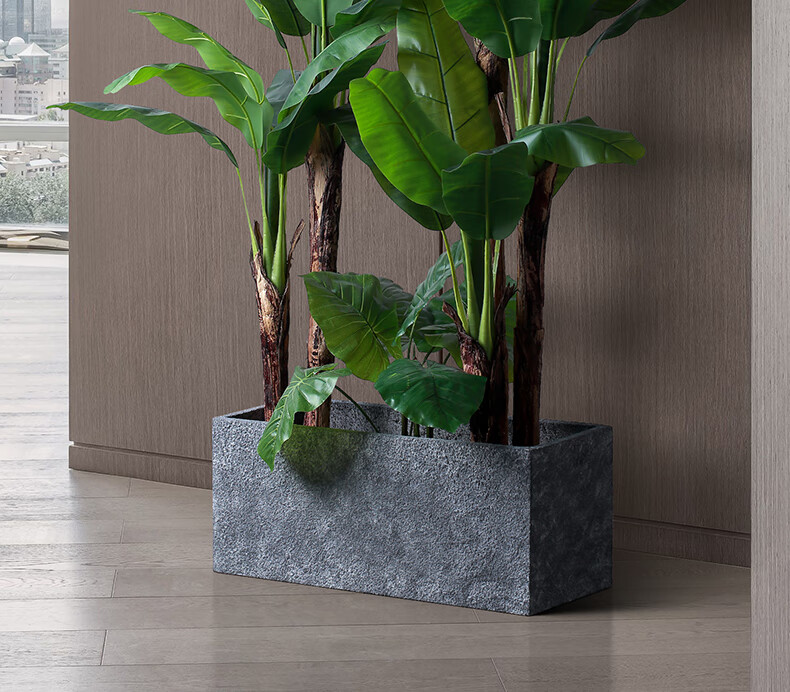 仿真树 装饰北欧大型落地仿真绿植芭蕉树旅人蕉阔叶热带植物隔断橱窗