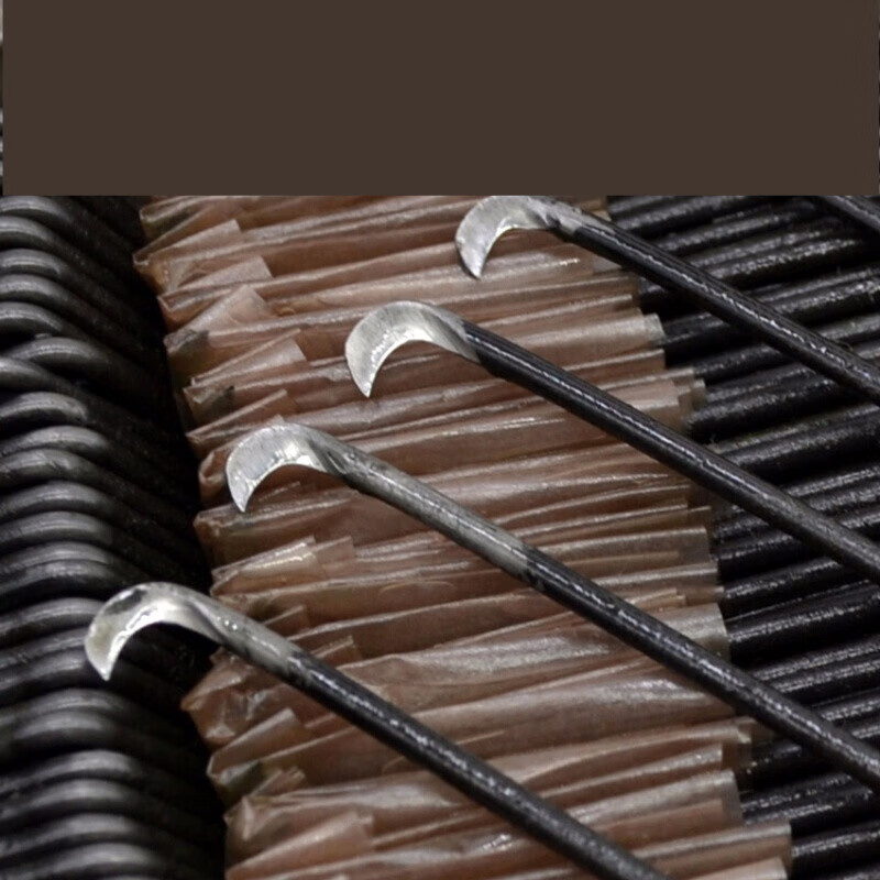 春枝韵打结刀15g13g1617耳方柄弯柄纺织厂小勾刀钩刀纱15g方柄100把