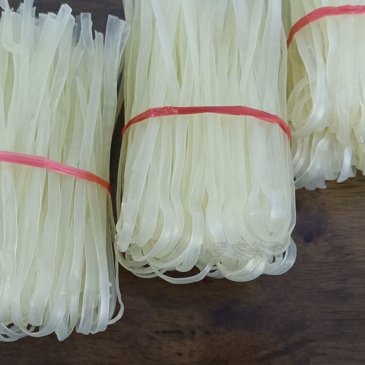 宽粉鸡汤粉2/5斤可选湖北过早粉丝煲汤粉火锅武汉早餐干粉河粉 2斤装