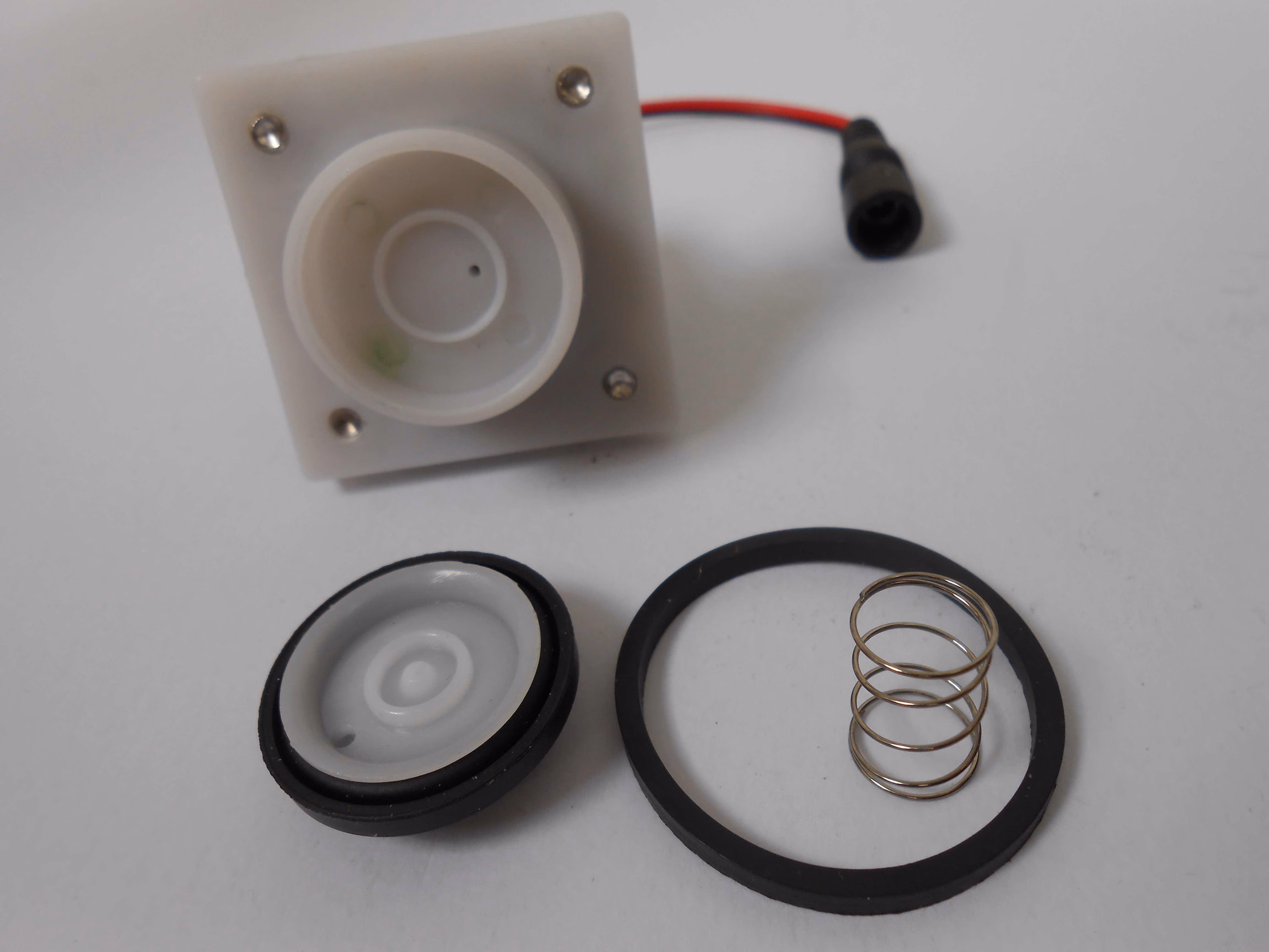 小便池感应器电磁阀-zqc小便斗脉冲阀dc6v电子控阀冲水阀开关配件 圆