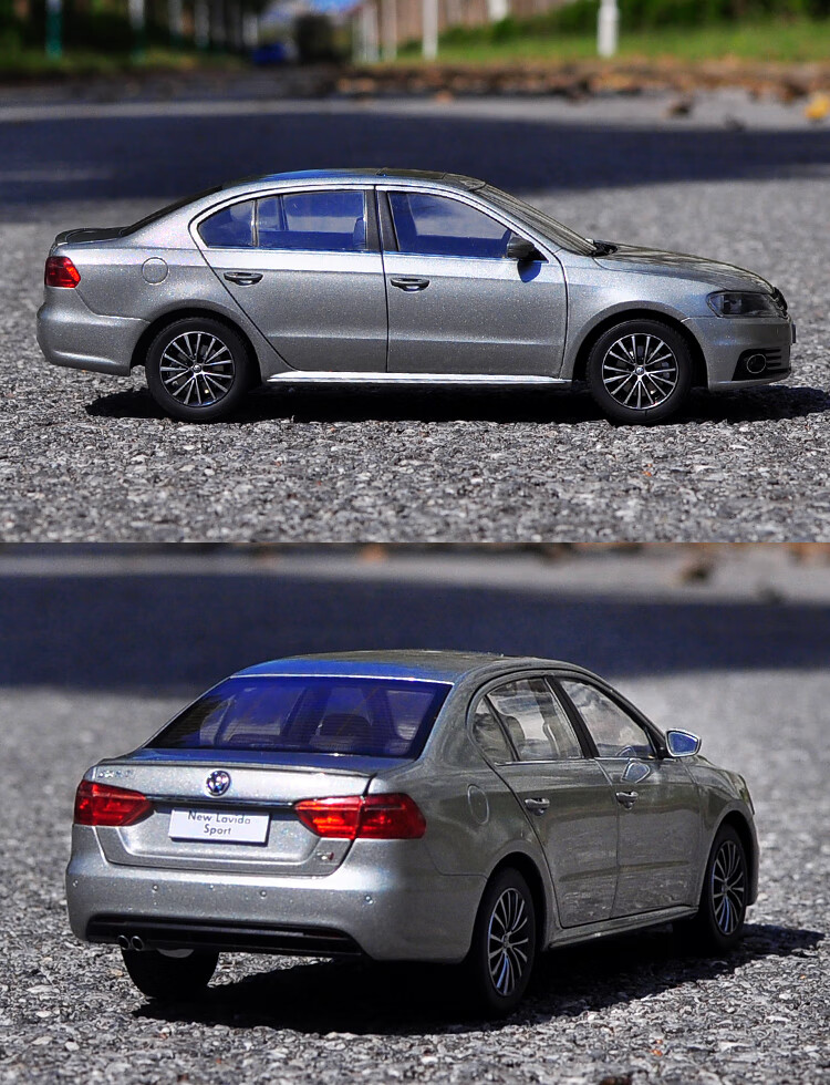 上海大众2016款全新朗逸车模1:18 lavida 仿真合金汽车模型 雅致白