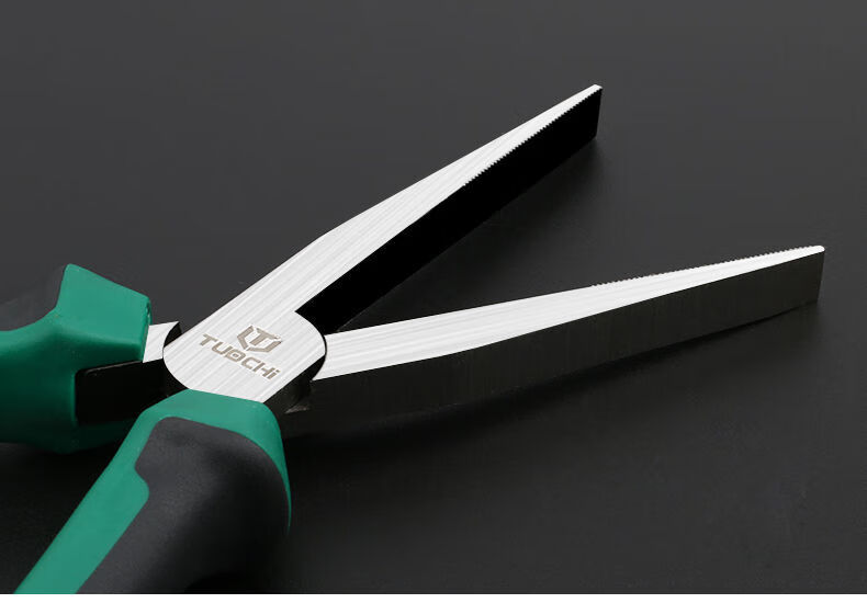 鸭嘴钳子平嘴 6寸扁嘴钳带齿扁咀钳夹持钳子带齿平咀钳子平口钳子 6寸