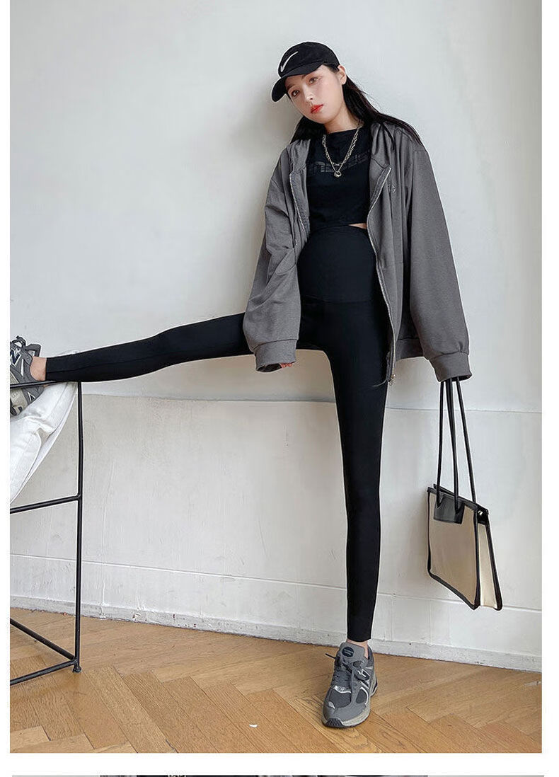 迪士尼孕妇鲨鱼裤孕妇裤子秋天穿孕妇裤春秋外穿时尚潮妈孕妇打底裤