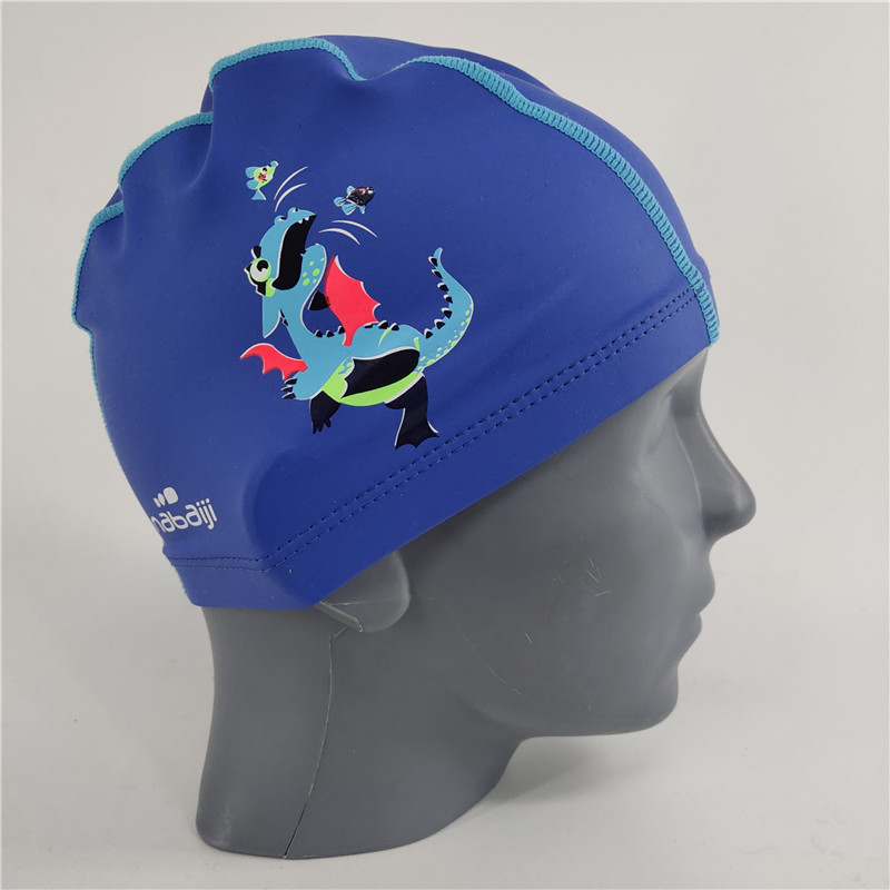 迪卡侬(decathlon) 硅胶网布泳帽女男儿童防水舒适长发游泳护耳