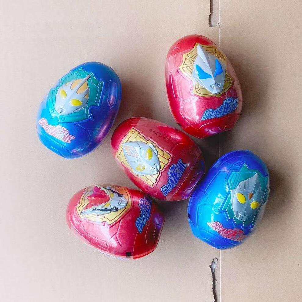 添乐卡通奥特龙蛋奇趣玩具蛋奥特曼巧克力豆小怪兽礼物15个 奥特曼