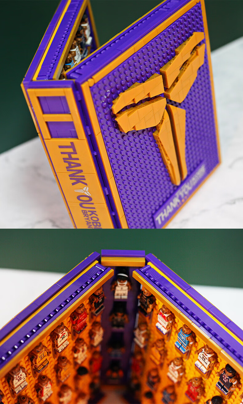 乐··高(le·go)kobe科比积木书纪念手册职业生涯篮球情人节礼物男生