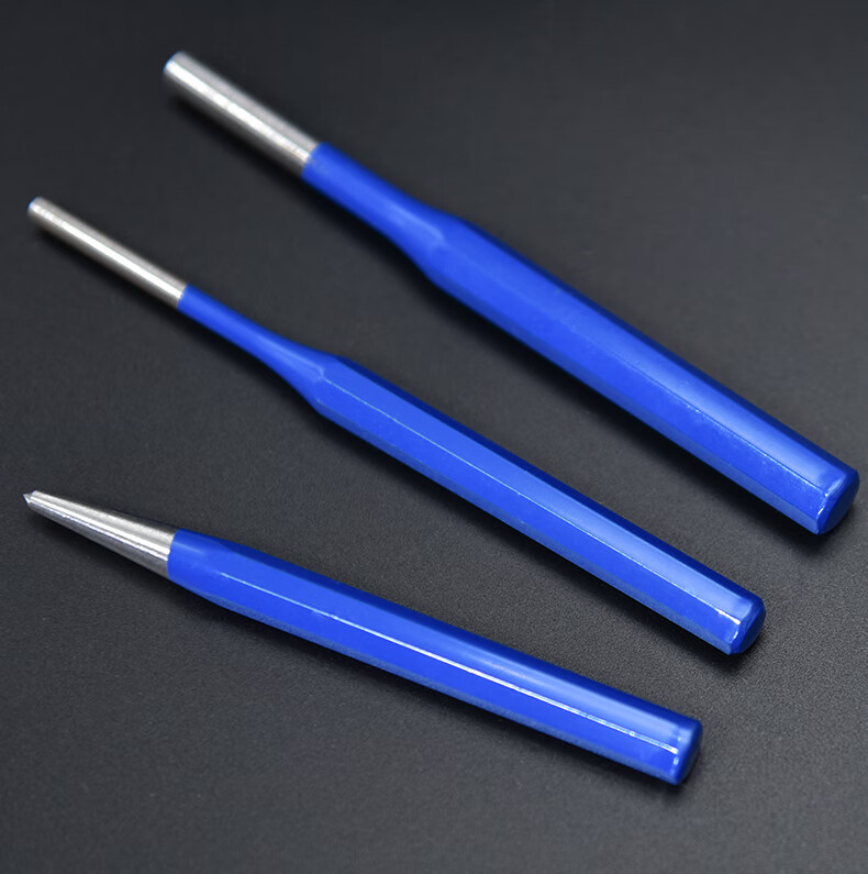 样冲中心冲子全套硬合金凿子定位冲圆锥钻孔打孔定点冲