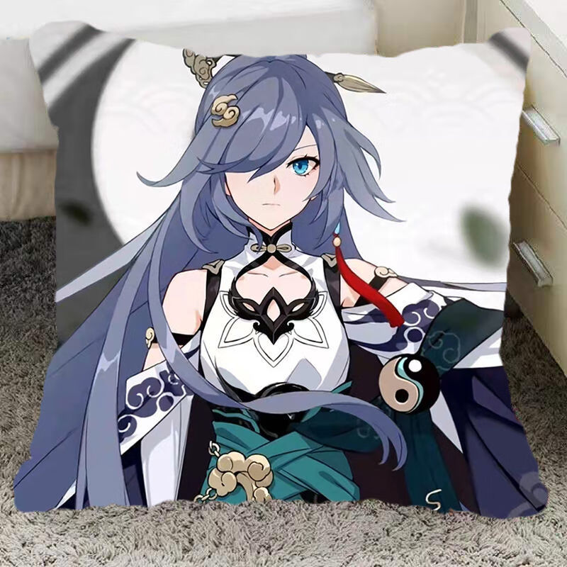 崩坏三抱枕 识之律者符华抱枕崩坏3动漫二次元同款崩坏学园周边枕头云