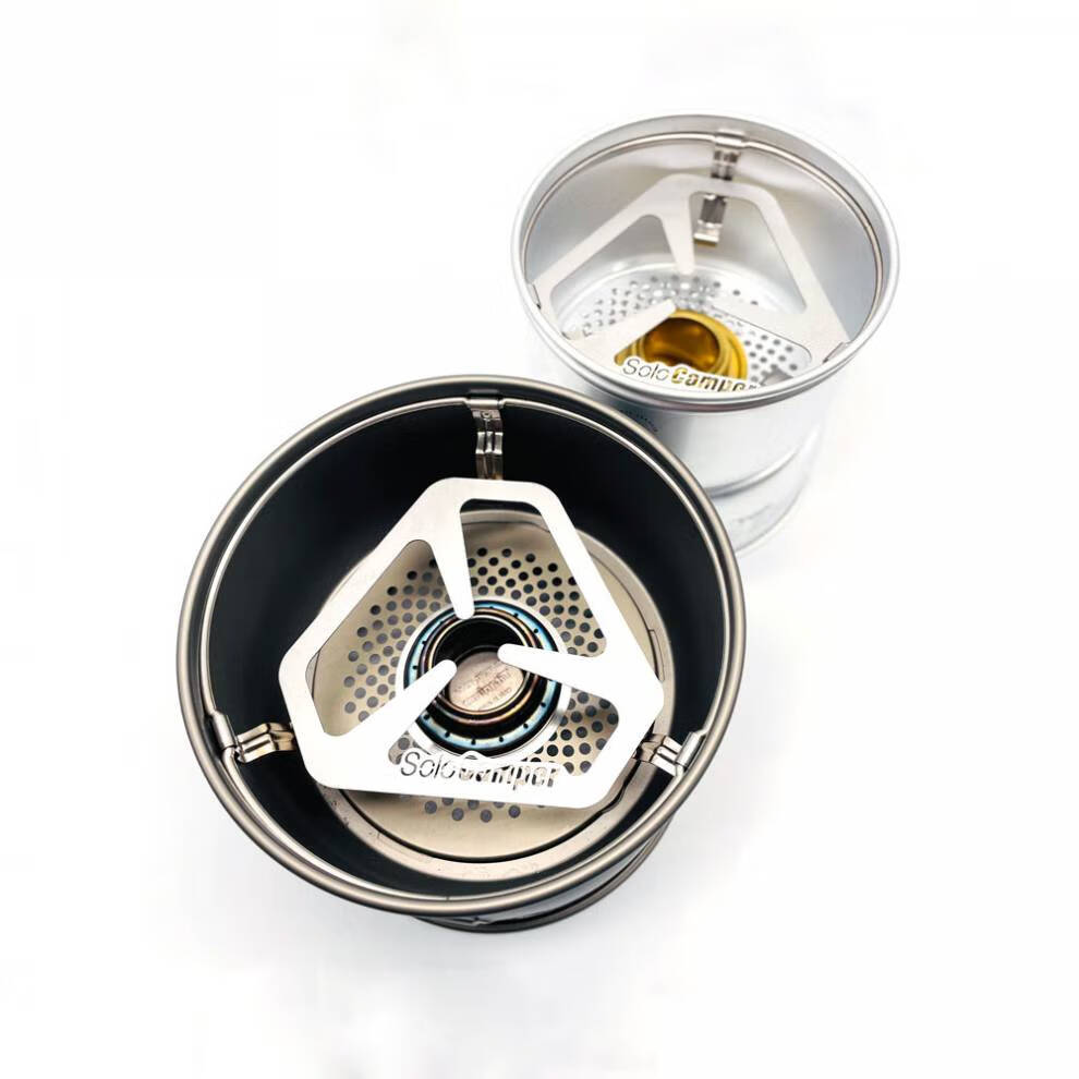 雪峰卡式炉 gs-600卡式炉升级加厚型支架户外露营钛不锈钢配件 钛防风