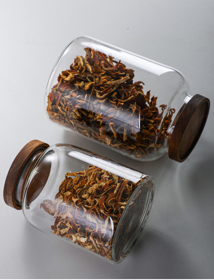 云翔四海 陈皮储存罐陈皮罐大容量陈皮罐子大号密封罐枸杞茶叶罐青柑