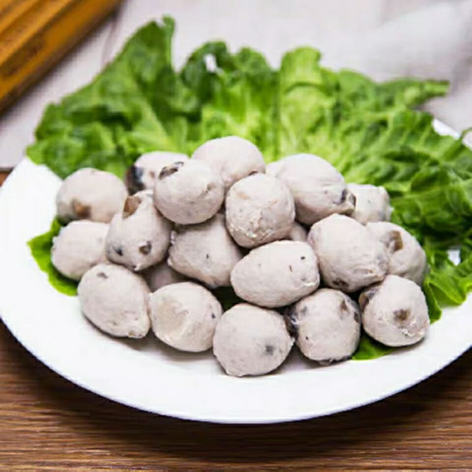 桂冠贡丸桂冠香菇贡丸900g火锅关东煮麻辣烫组合丸子贡丸猪肉冷冻丸