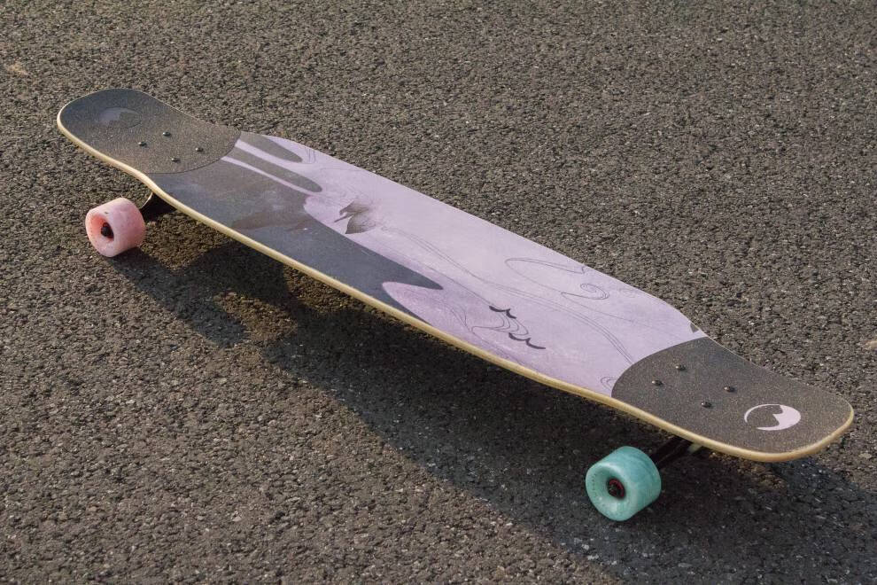 滑板初学者女生长板 长板滑板白狐舞板专业板喵板新手儿童成人版男女