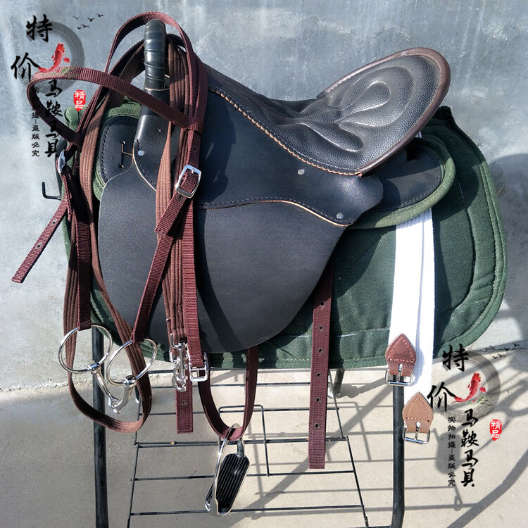 鞍蒙古大小马游客鞍马鞍子全套马术用品 小马裸鞍(无配件)【图片 价格