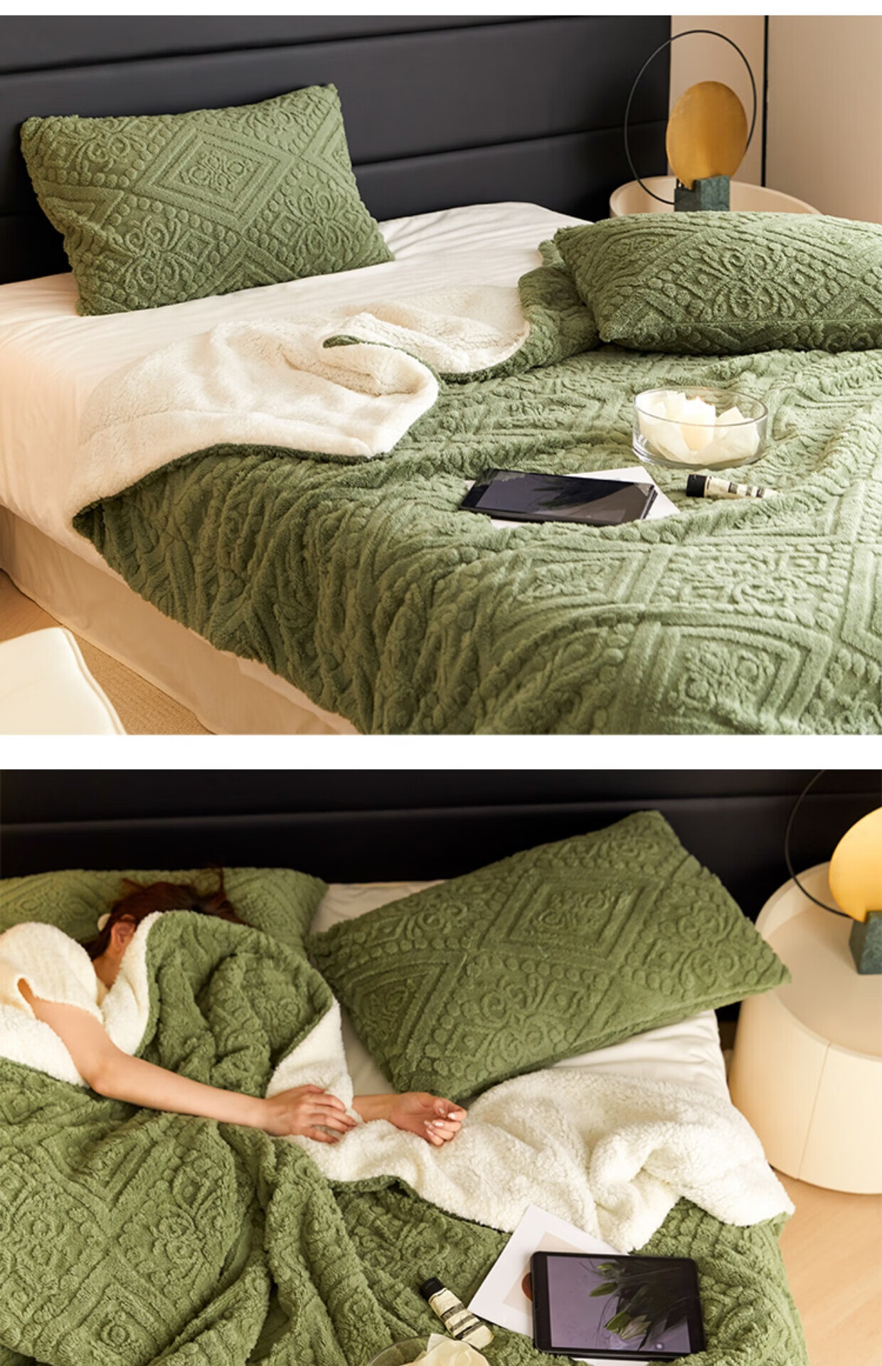 澳洲羊绒羊羔毛毯感慕斯绒毛毯加厚澳洲欧式提花羊羔绒毯子沙发毯盖毯