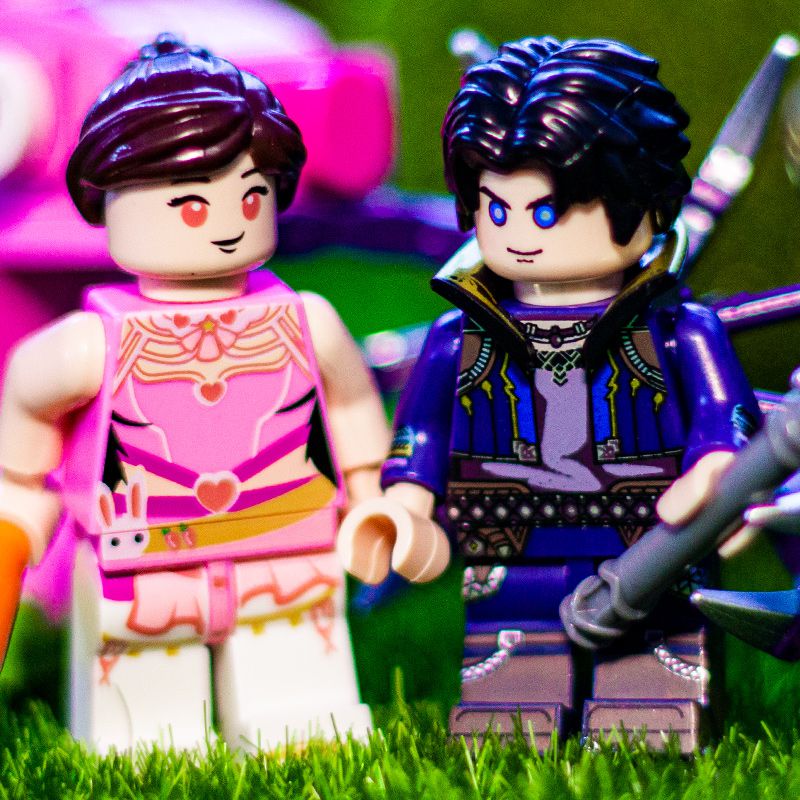 乐玩具小舞唐三人仔积木动画斗罗大陆唐门刺客伍六七柒拼装模型2月15