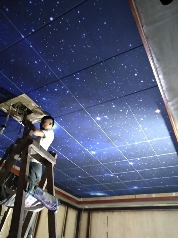 星空顶天花板led灯影音室星光顶ktv家庭影院吊顶卧室满天星光纤灯款式