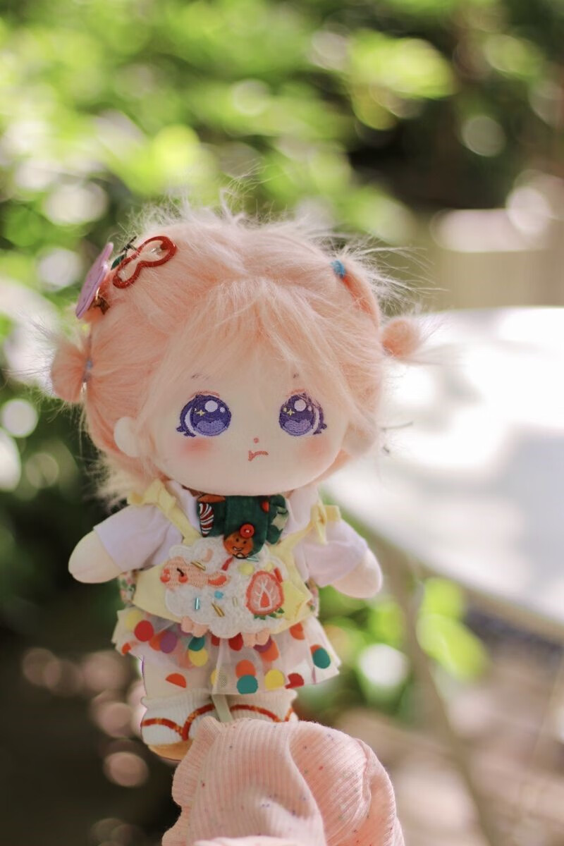 不舍天真现货有骨架无属性难哄棉花娃娃嘟嘴20cm毛绒玩偶炸毛情人节