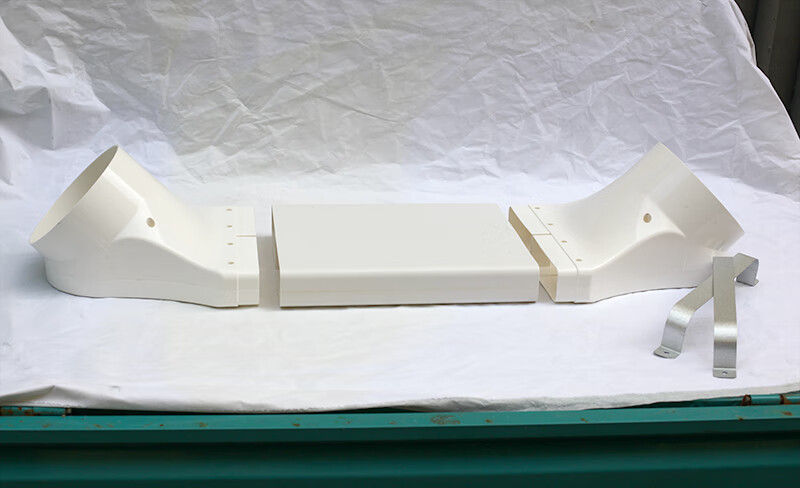 新风过梁器通风扁管75110160200mm扁风管转接过梁弯160mm