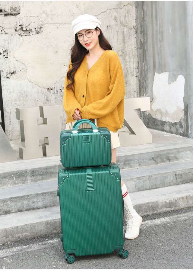 女生行李箱大学生手拉箱网红行李箱女ins潮学生旅行密码皮箱子字母箱