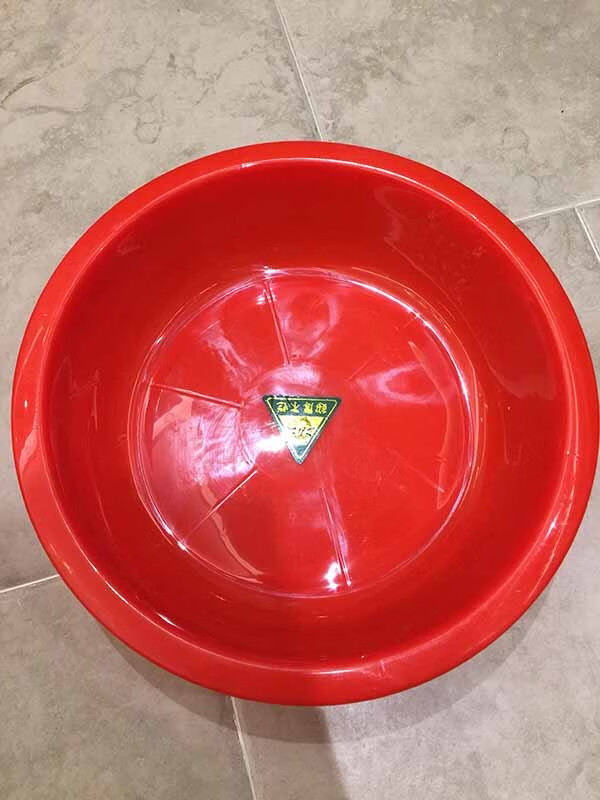 加厚大红盆家用红色塑料盆加厚洗澡盆洗衣服盆洗菜大盆结婚喜庆陪嫁大