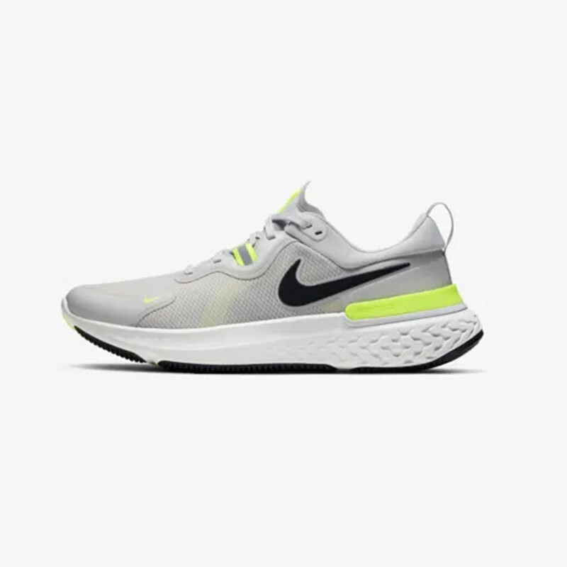 耐克nike男鞋react miler缓震舒适 男士休闲运动跑步鞋 黑红cw1777