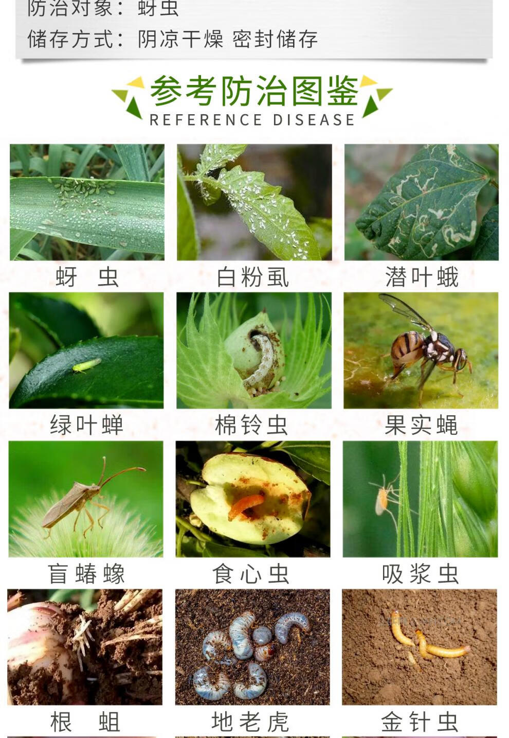 10氯氟噻虫胺小麦蚜虫地蛆黑头蛆姜蛆蓟马黄瓜蔬菜蚊苍蝇卵农药1000g