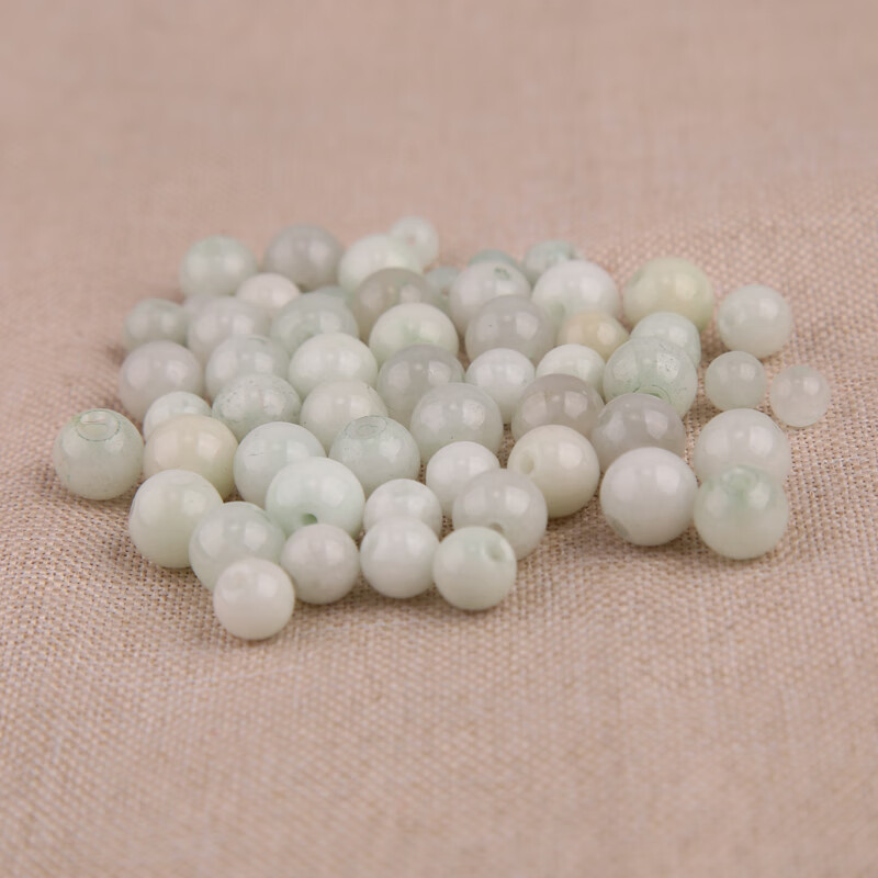 兵喜bingxidiy饰品配件b料玉珠子玉石圆珠散珠手工串珠编绳中国结材料