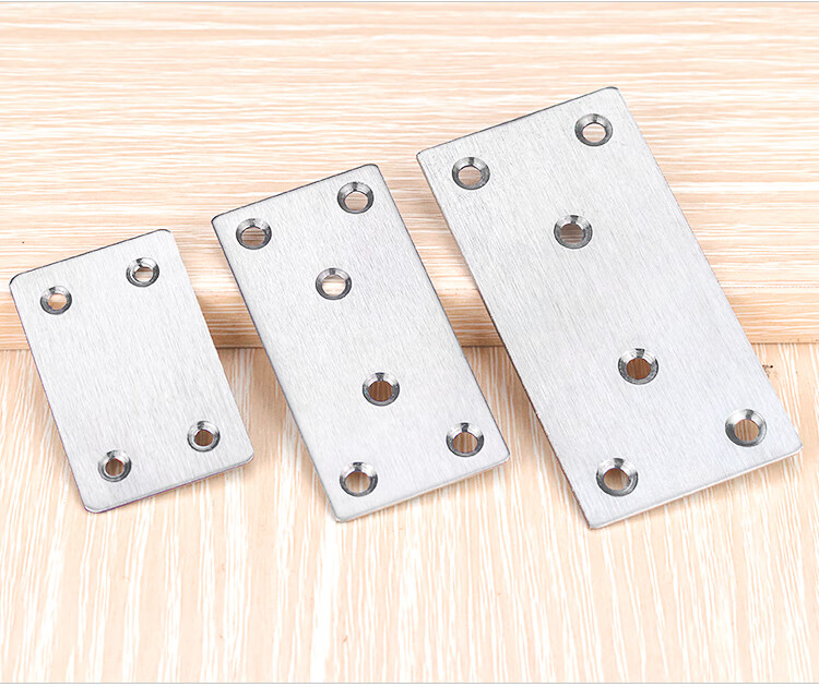 不锈钢角码90度直角加厚角码铝合金门窗加固件配件连接件 195*20直片