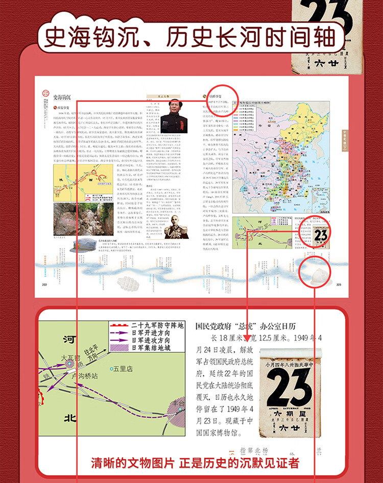 新書地圖上的中國史第三卷兩宋至中華民國16開精裝銅版紙歷史主要時間