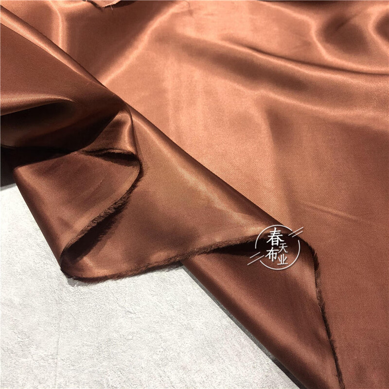 布料 宾霸里布纯棉高密里衬面料连衣裙西装内衬里子布料轻奢 宝蓝一米