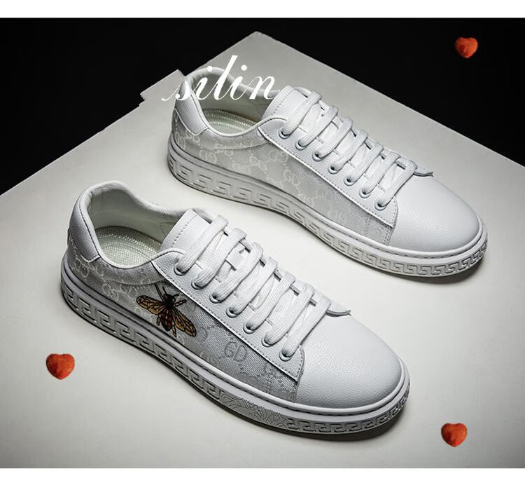玛思琳香港masilin潮牌品质玛思琳玛男鞋 夏季透气轻便小白鞋 a99白色