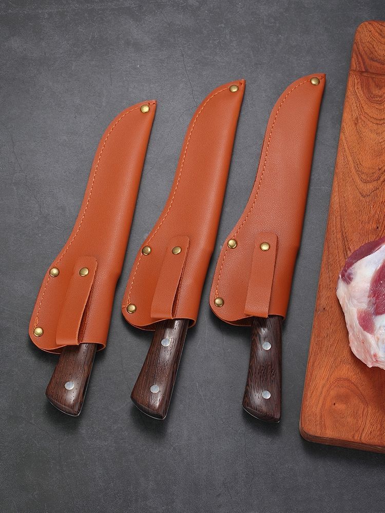 藏族手工刀老式烤全羊吃肉剔骨分割手扒肉小刀内蒙古纯手工老式手把肉