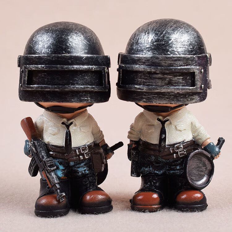 吃鸡人物模型大吉大利今晚上吃鸡摆件玩偶绝地求生公仔人偶公仔模型